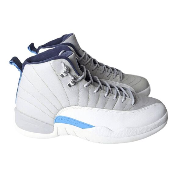NIKE Air Jordan 12 Retro 'Grey University Blue' Sneakers Size 11 - Picture 3 of 9